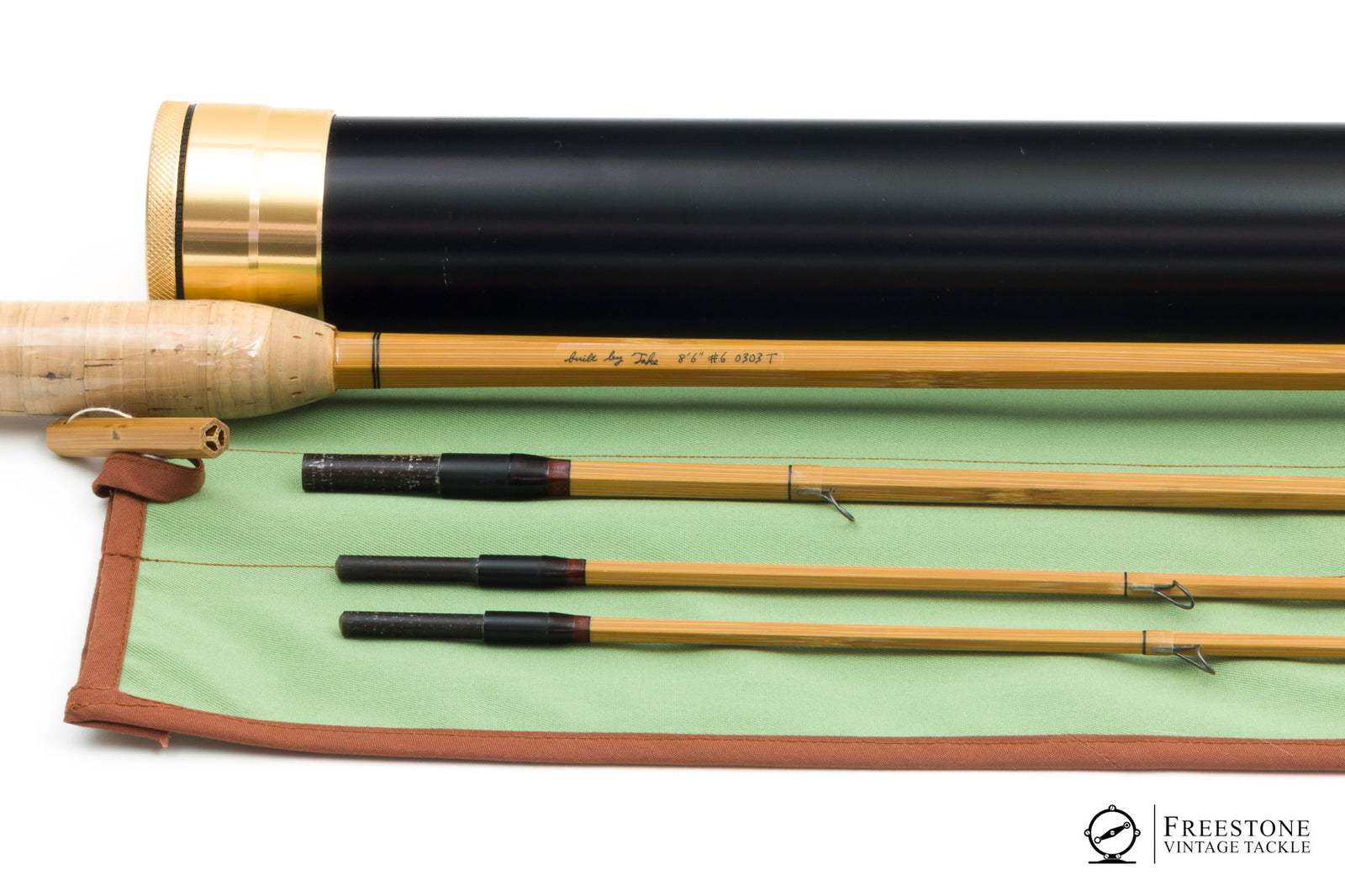 Takemoto, Masaki - 8'6" 3/2 Hollow Built Hex Bamboo Rod