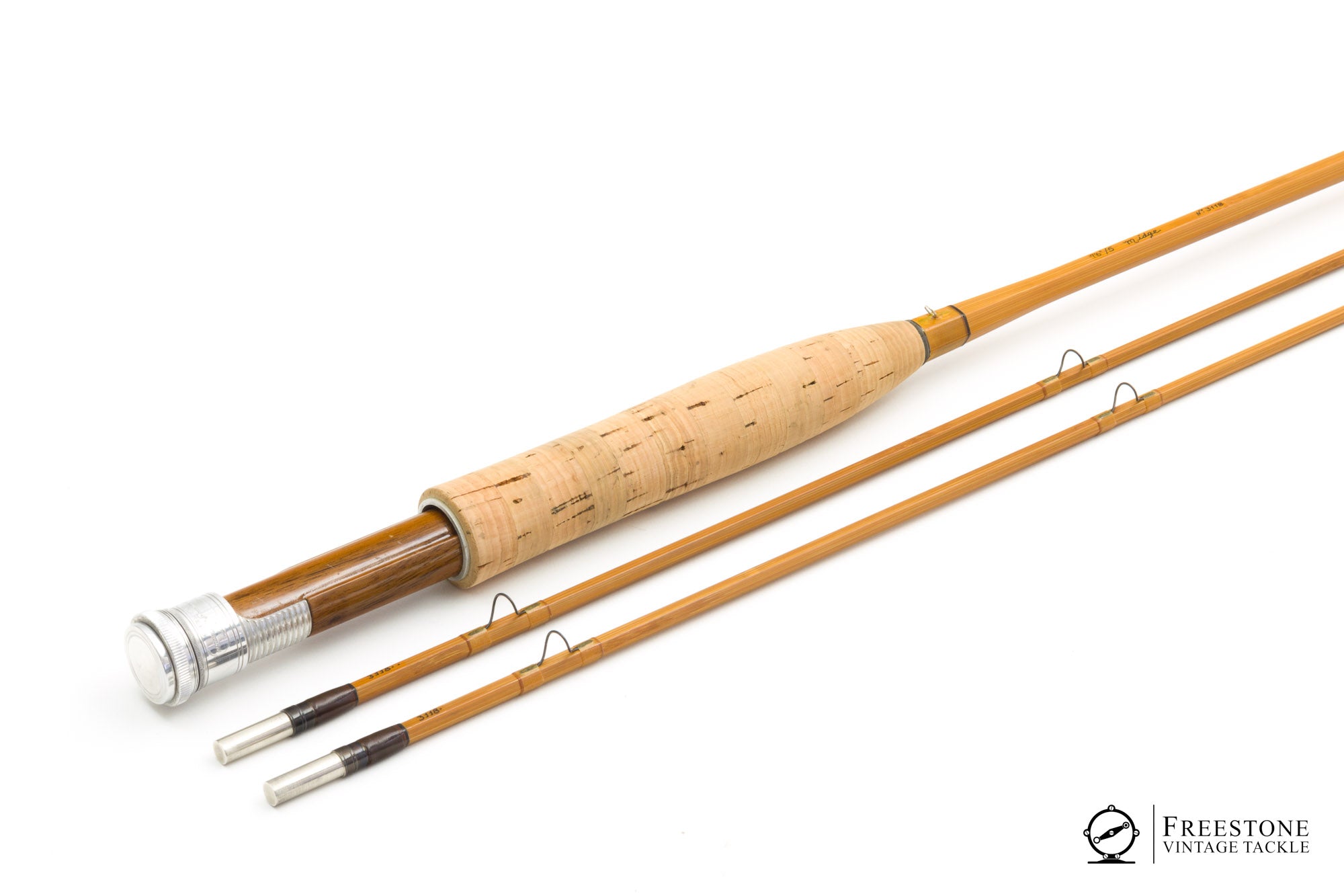 HARDY Jet Midge 6’3” #3 1/2 4wt | 6ft 3in | 3pc | bamboo fly rod | Paul H. Young Midge