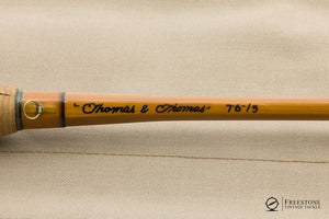 Thomas & Thomas - Sans Pareil 7'6" 2/4 5wt Bamboo Rod