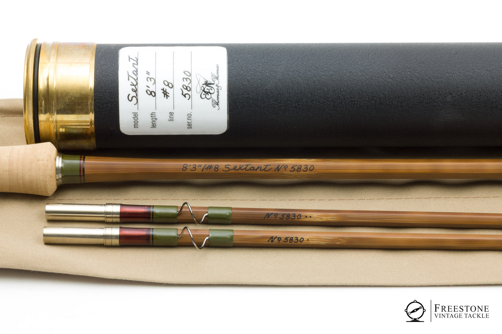 Thomas & Thomas - Sextant 8'3" 2/2 8wt Bamboo Rod