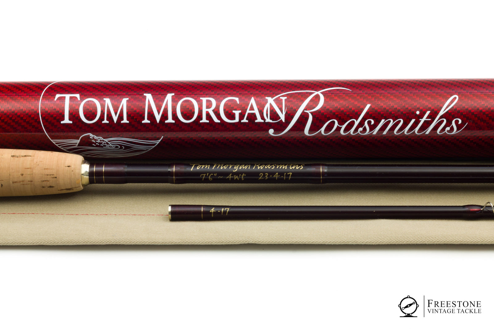 Tom Morgan Rodsmiths - 7'6" 2pc 4wt Fiberglass Rod