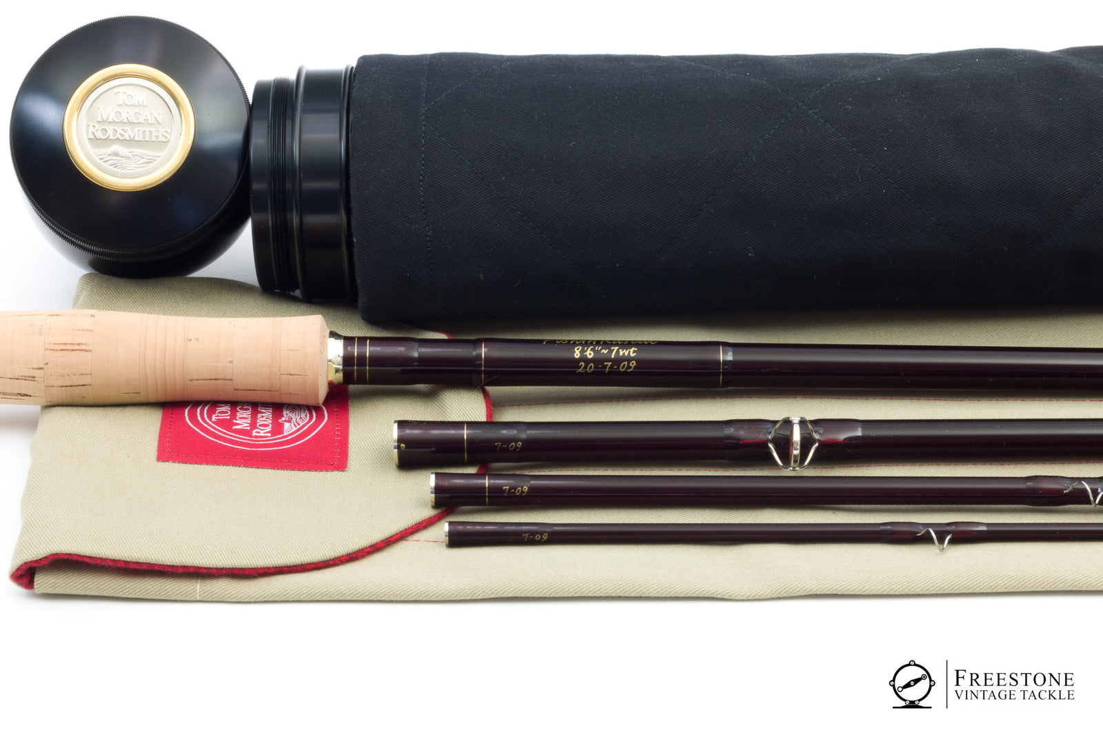 Tom Morgan Rodsmiths - 8'6" 4pc 7wt Fiberglass Rod