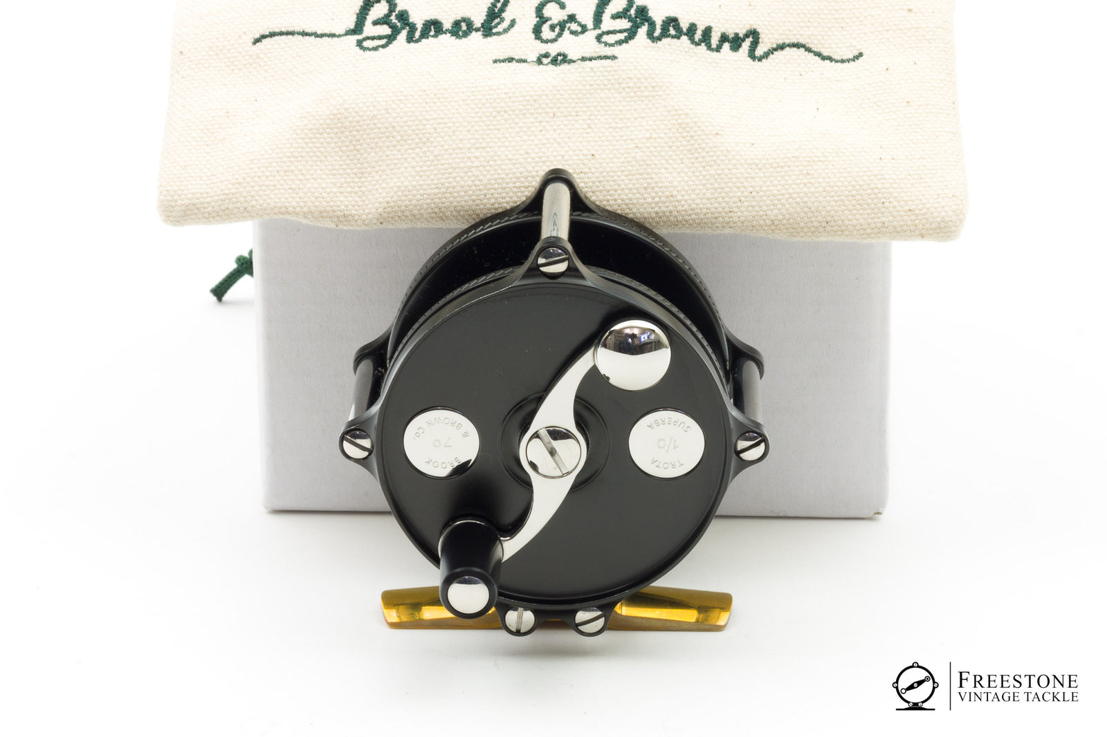 VR Design / Brook & Brown - Trota Superba 2 3/4" Fly Reel - Black