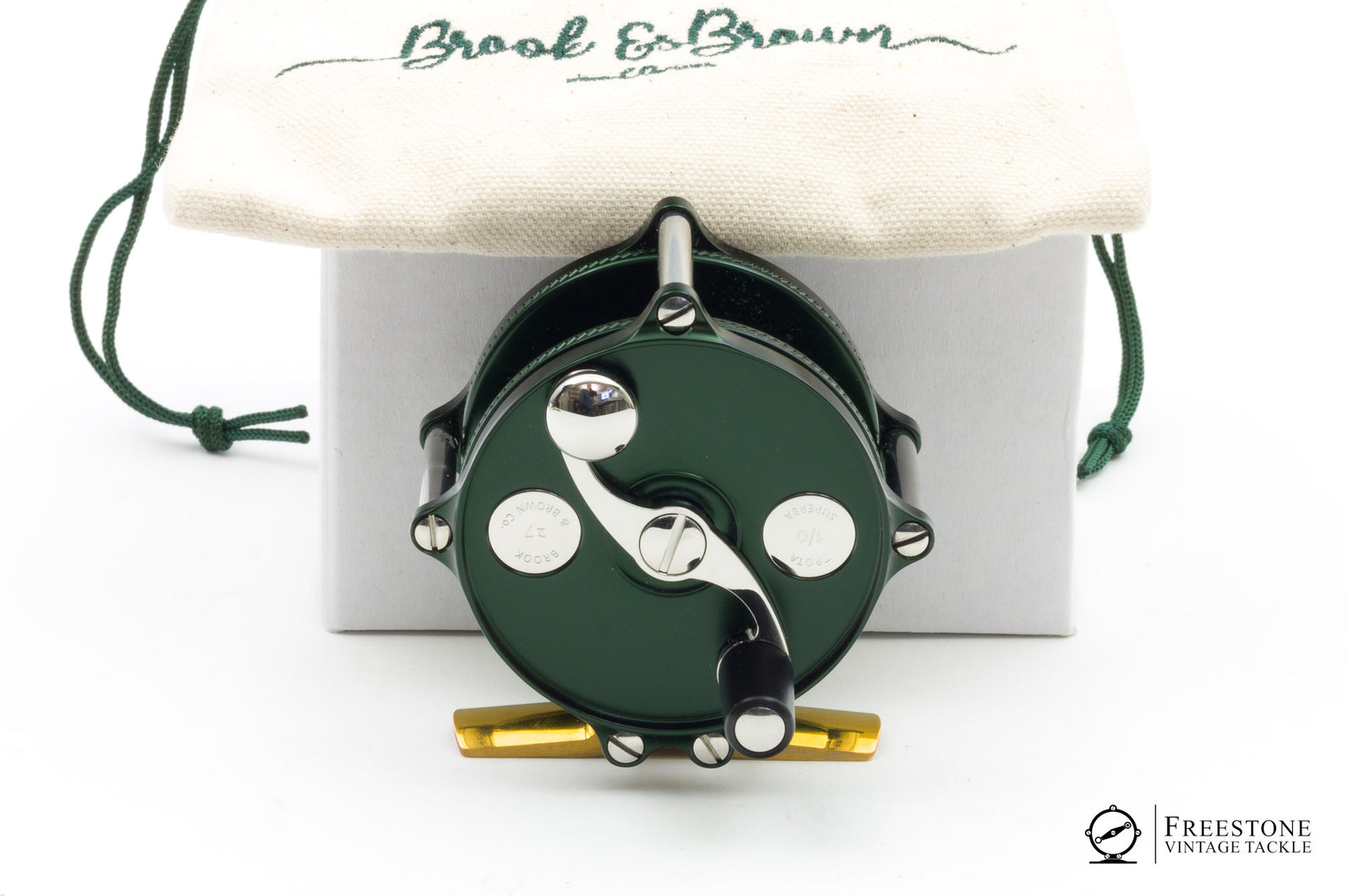 VR Design / Brook & Brown - Trota Superba 2 3/4" Fly Reel - Olive