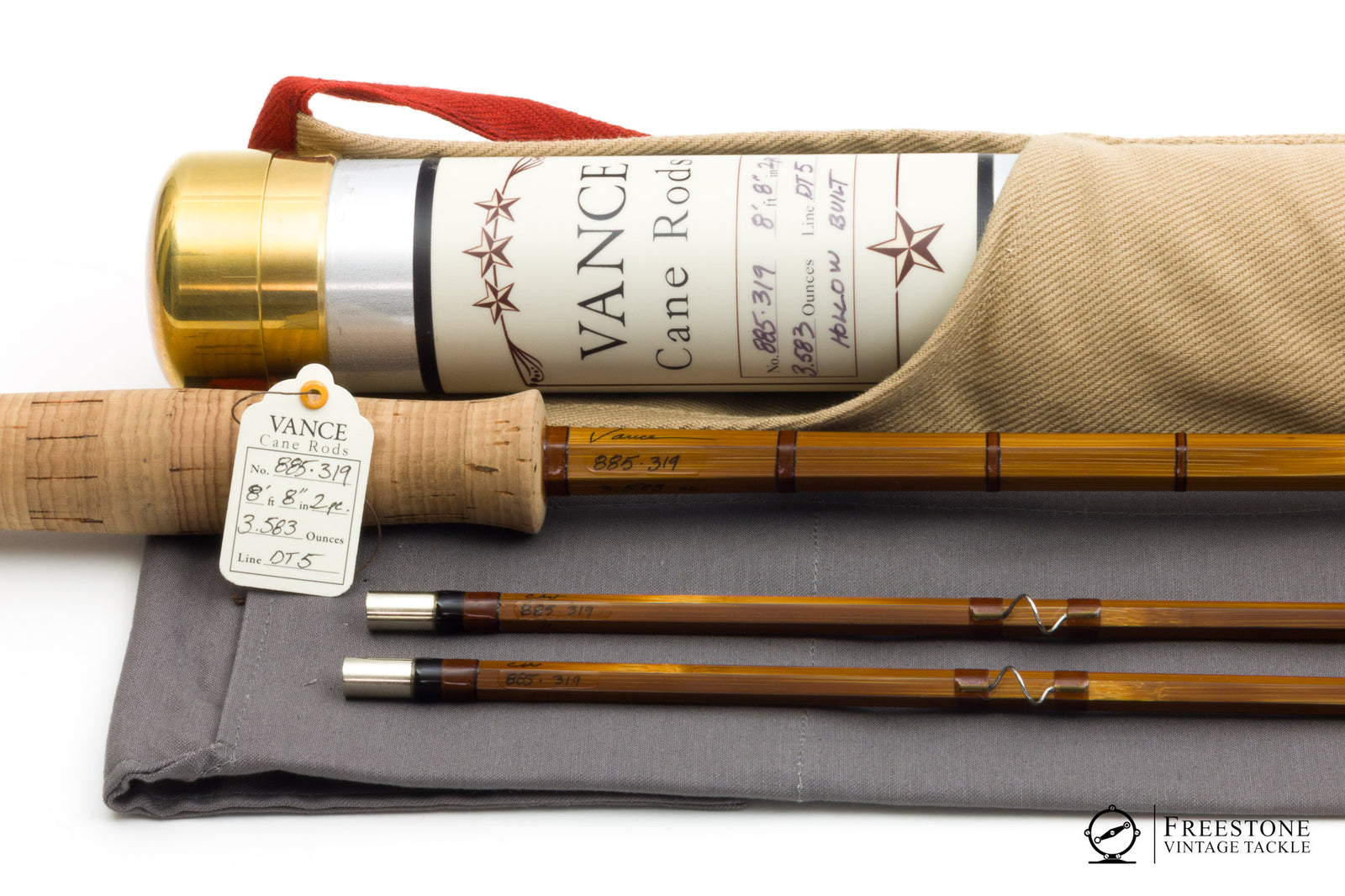 Vance, Chris - 885, 8'8" 2/2 5wt Hollow Bamboo Rod