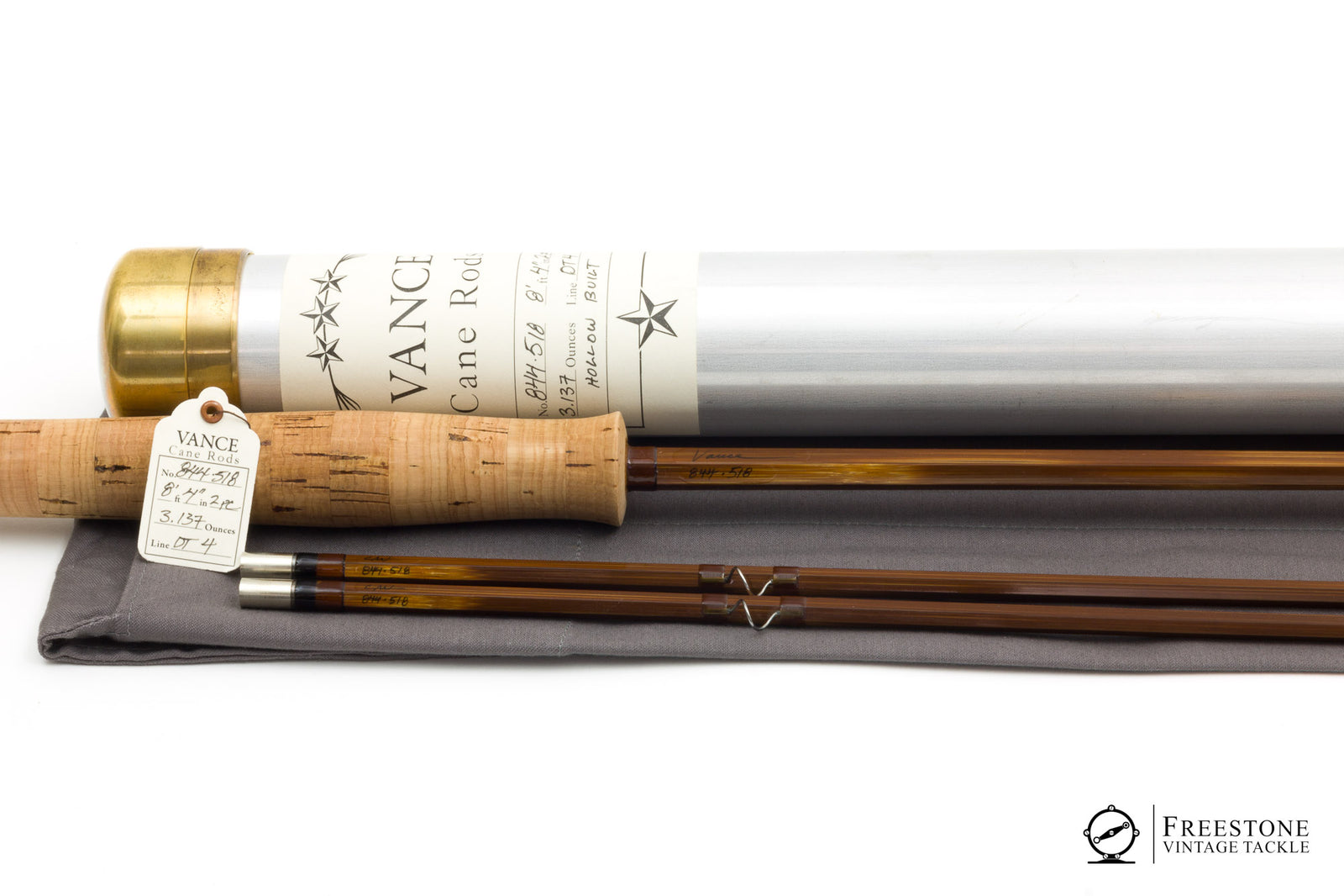 Vance, Chris - Model 844, 8'4" 2/2 4wt Hollow Built Bamboo Rod