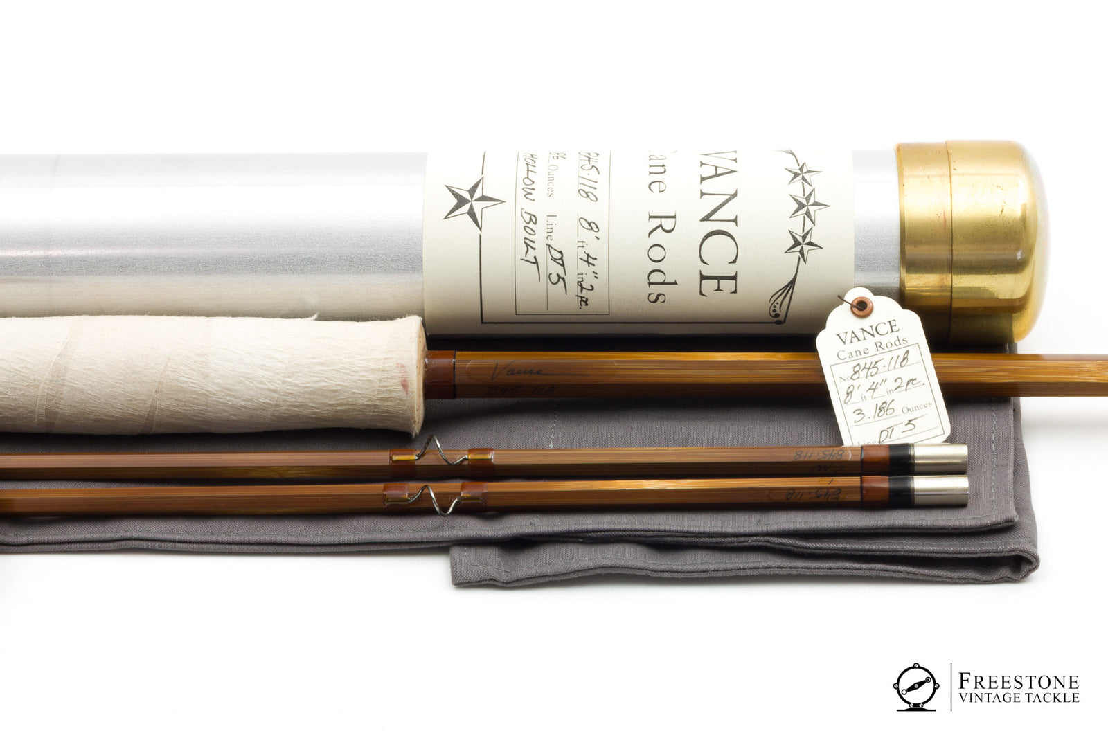 Vance, Chris - Model 845, 8'4" 2/2 5wt Hollow Built Bamboo Rod