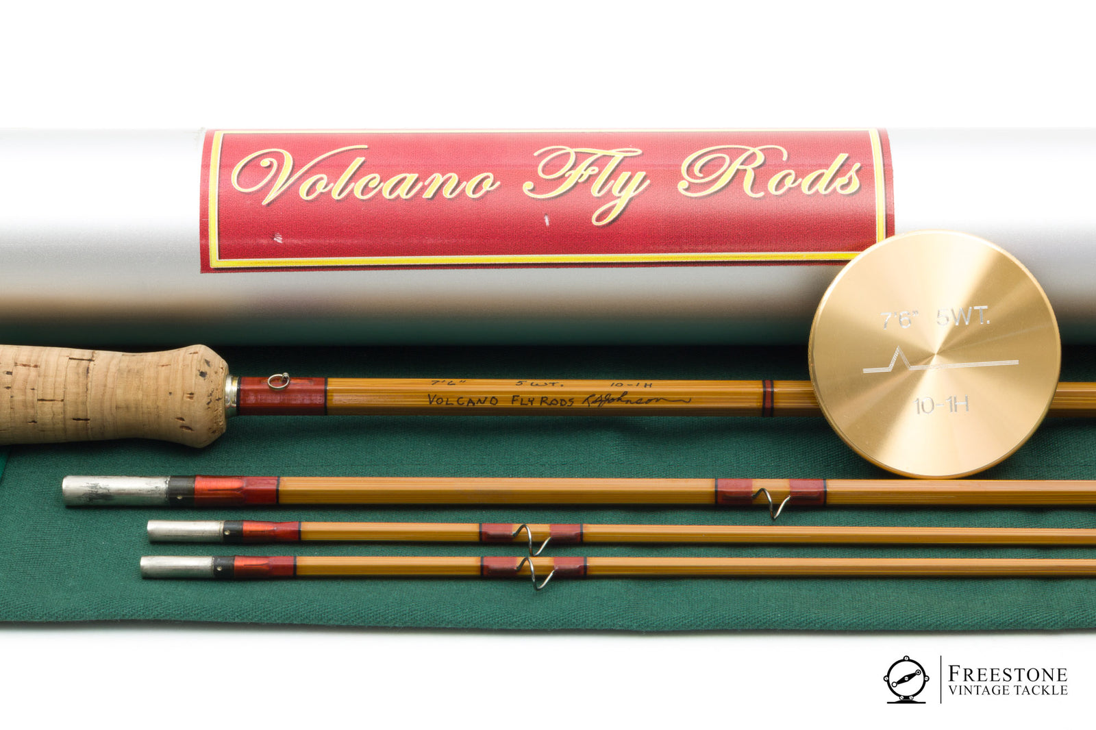 Volcano Rods (R. Johnson) - 7'6" 3/2 5wt Hollow Nodeless Bamboo Rod