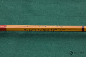 Volcano Rods (R. Johnson) - 7'6" 3/2 5wt Hollow Nodeless Bamboo Rod