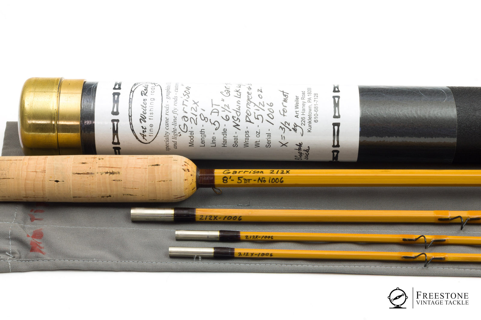 Weiler, Art - 8' 3/2 5wt Bamboo Rod (Garrison 212x Taper)