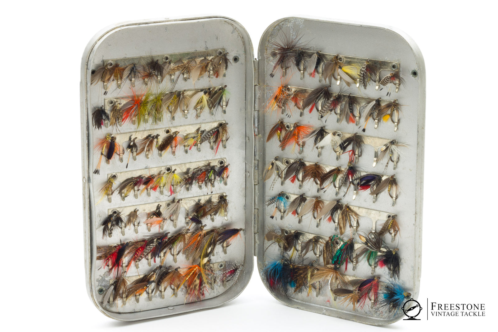 Wheatley - Aluminum Fly Box with Flies