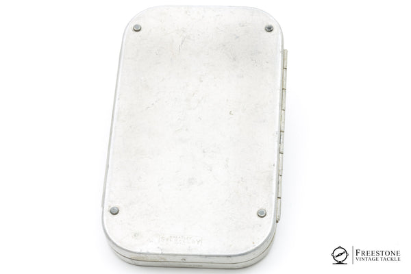 Wheatley - Aluminum Fly Box with Flies - Freestone Vintage Tackle