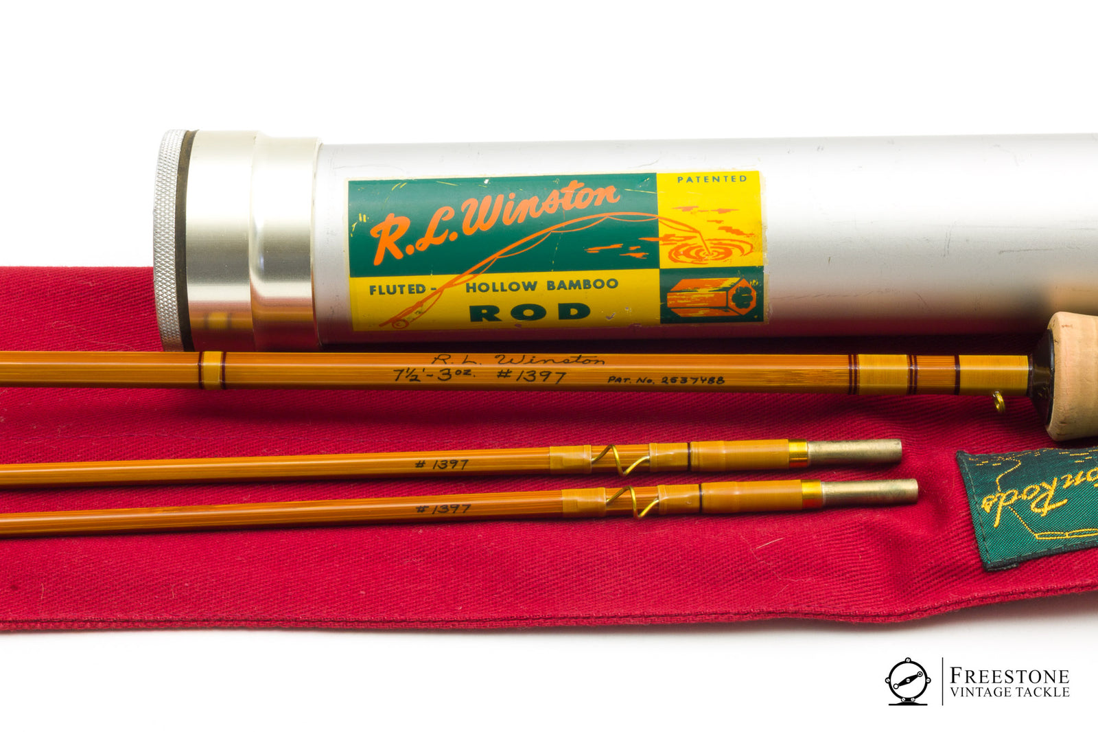 Winston, R.L. - 7'6" 2/2 4wt (3oz)  Bamboo Rod