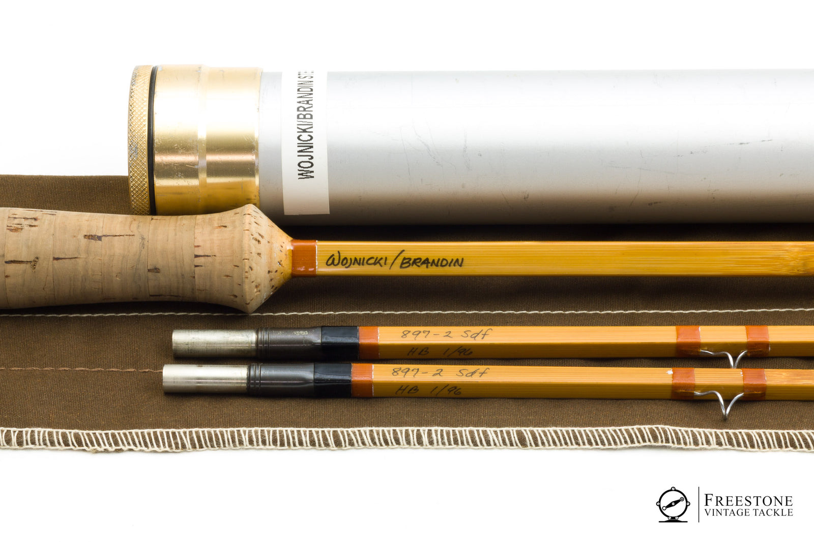 Wojnicki/Brandin - 897-2sdf, 8'9" 2/2 7wt Hollow Bamboo Rod