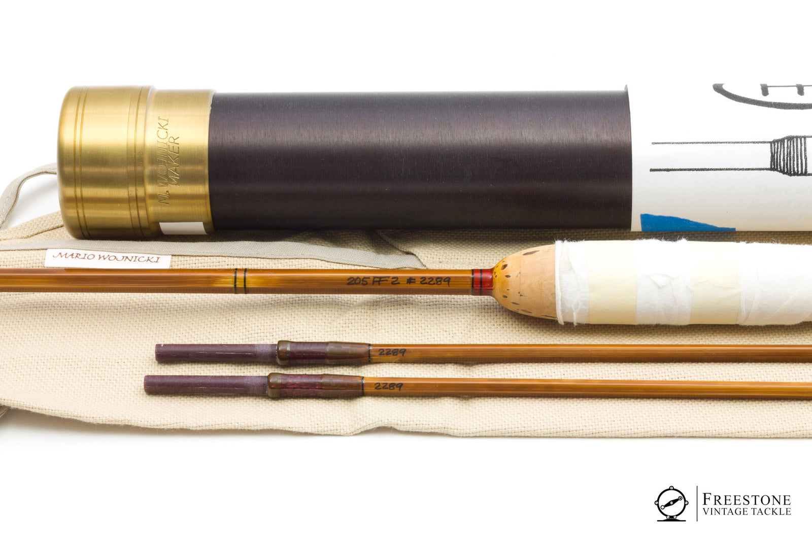 Wojnicki, Mario - Model 205 FF2, 6'8" 2/2 2wt Bamboo Rod