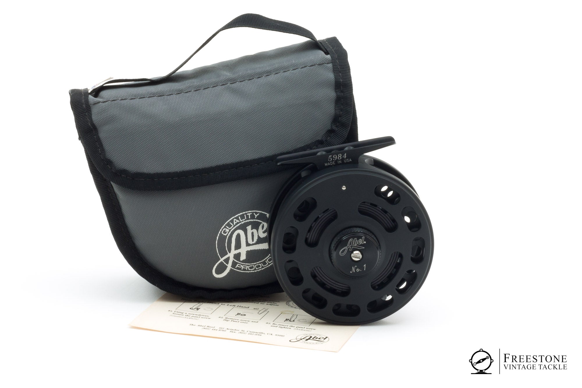 Abel - Big Game No. 1, Ported Fly Reel - Guide Finish