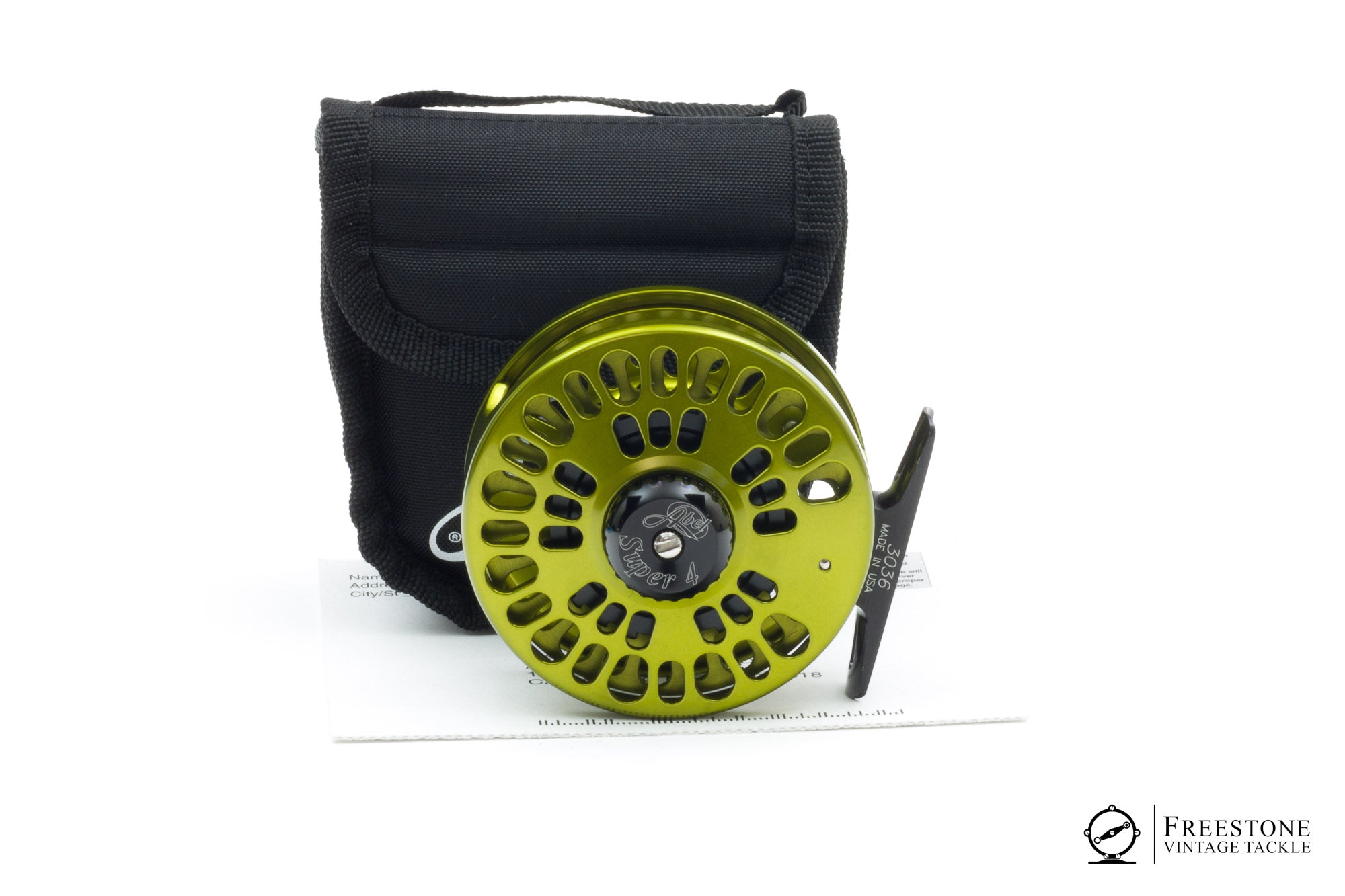 Abel - Super 4 Fly Reel - Olive Green - Freestone Vintage Tackle