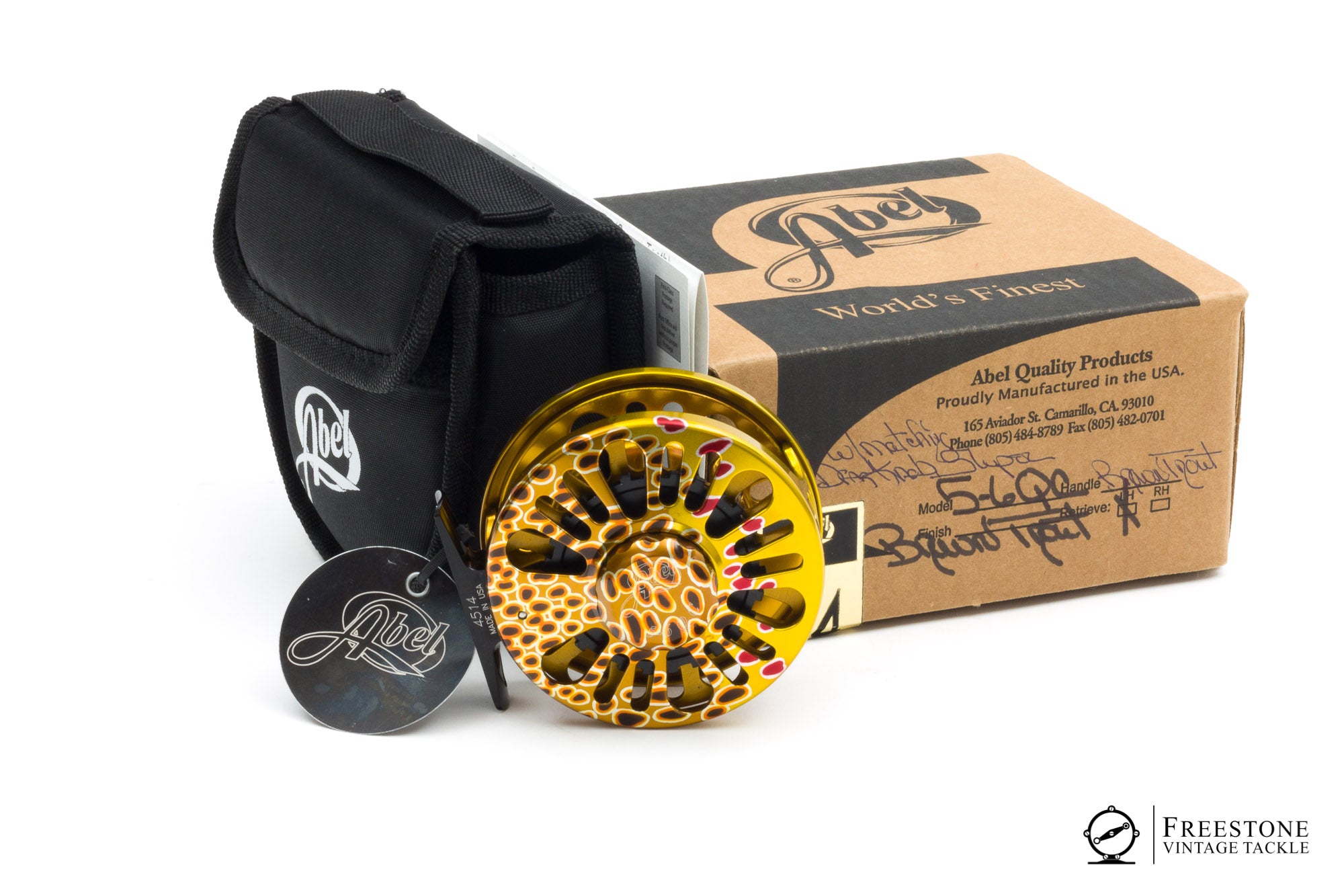Abel - Super 5/6 QC Fly Reel - Brown Trout Graphic Abel - Super 5/6 QC Fly Reel - Brown Trout Graphic