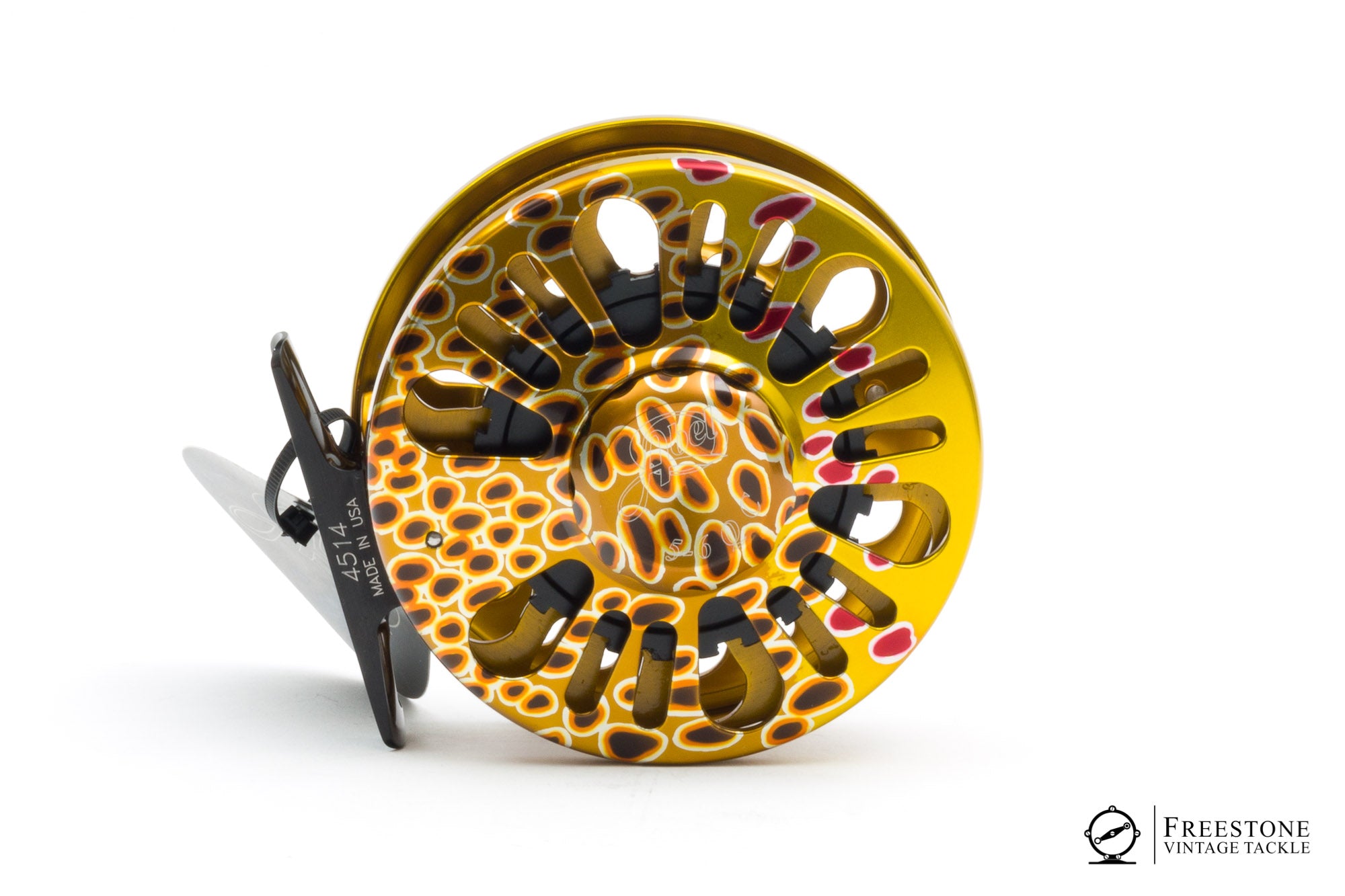 Abel - Super 5/6 QC Fly Reel - Brown Trout Graphic - Freestone