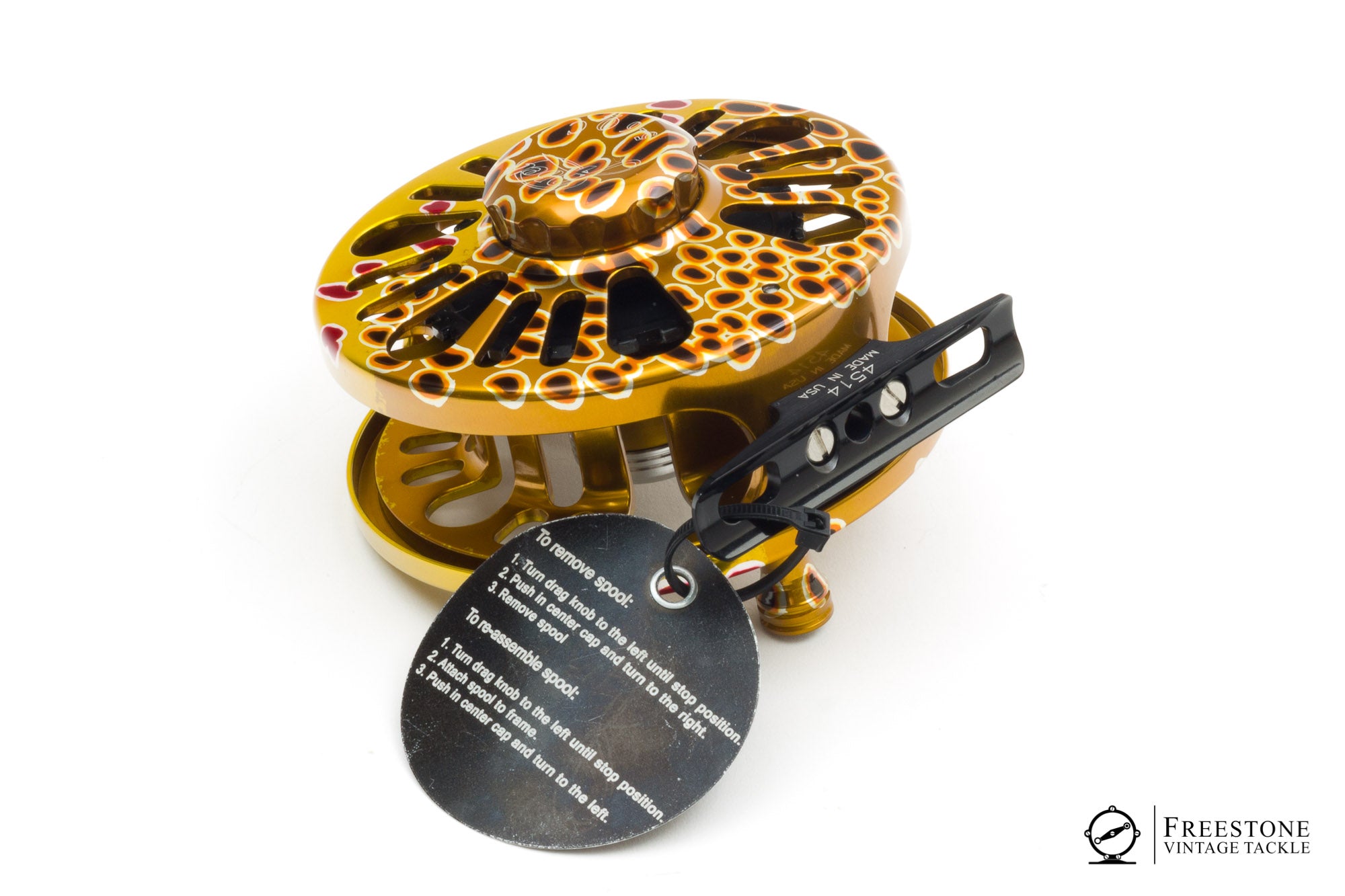 abel super 6 n fly reel Abel - Super 5/6 QC Fly Reel - Brown Trout Graphic