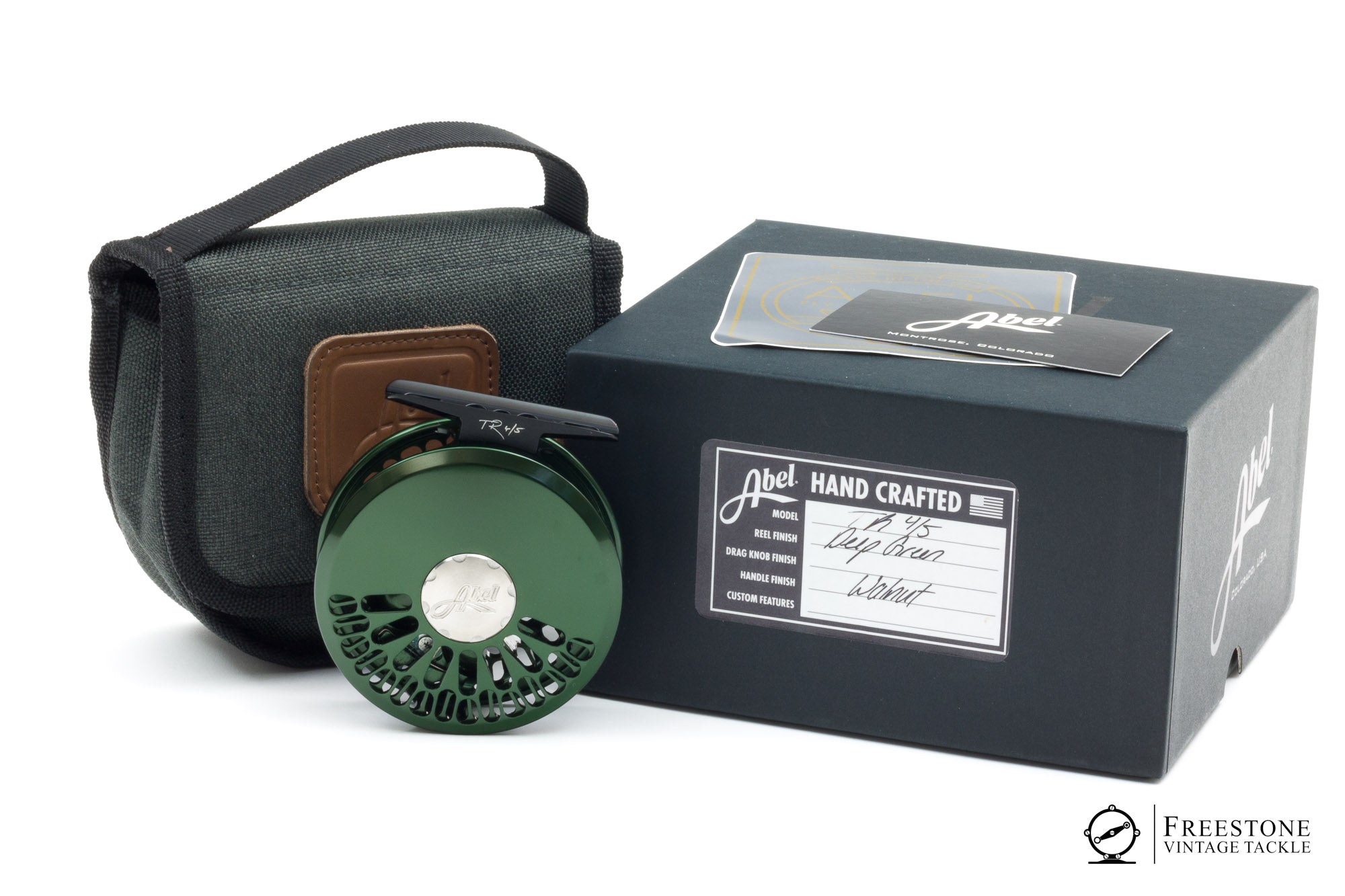 abel tr 4/5 fly reel Ported Trout Reel, Satin Purple with Ebony Wood Handle Charlie's Box Abel - TR 4/5 Fly