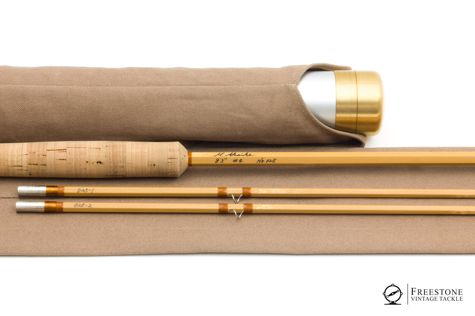 Akaike, Masa - 8'3" 2/2 4wt Hollowbuilt Bamboo Rod