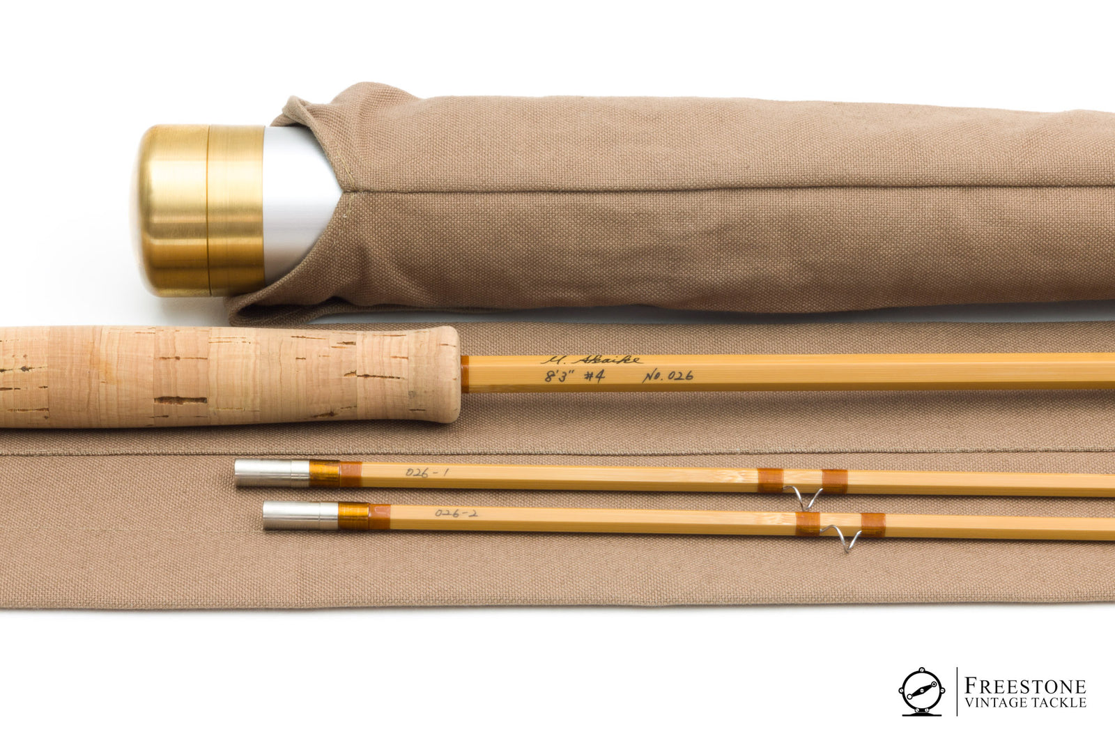 Akaike, Masa - 8'3" 2/2 4wt Hollowbuilt Bamboo Rod