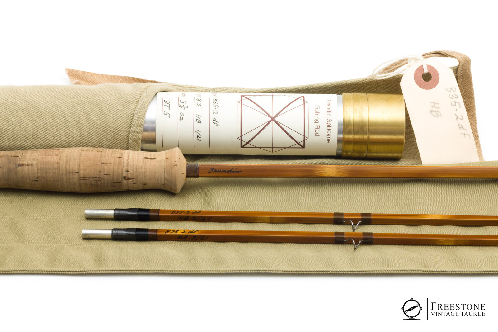 Brandin, Per - Model 835-2df HB , 8'3" 2/2 5wt Bamboo Rod