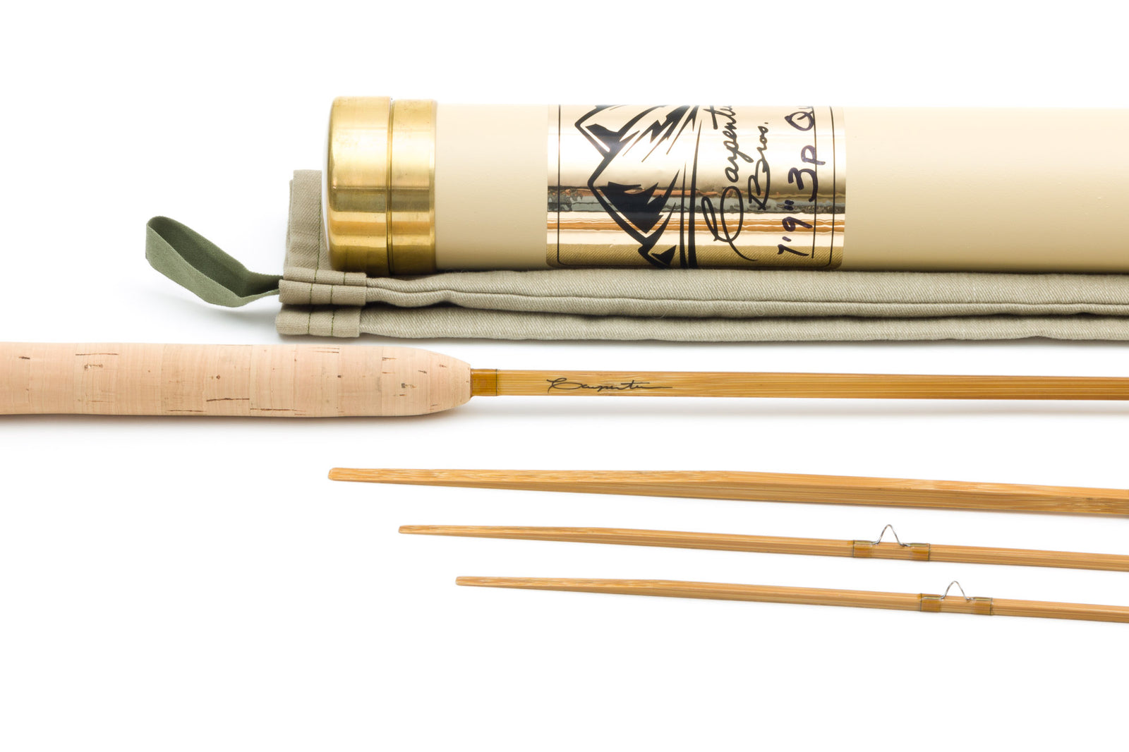 Carpenter, Cris - 7'9" 3/2 4wt, Spliced Joint Quad Bamboo Rod