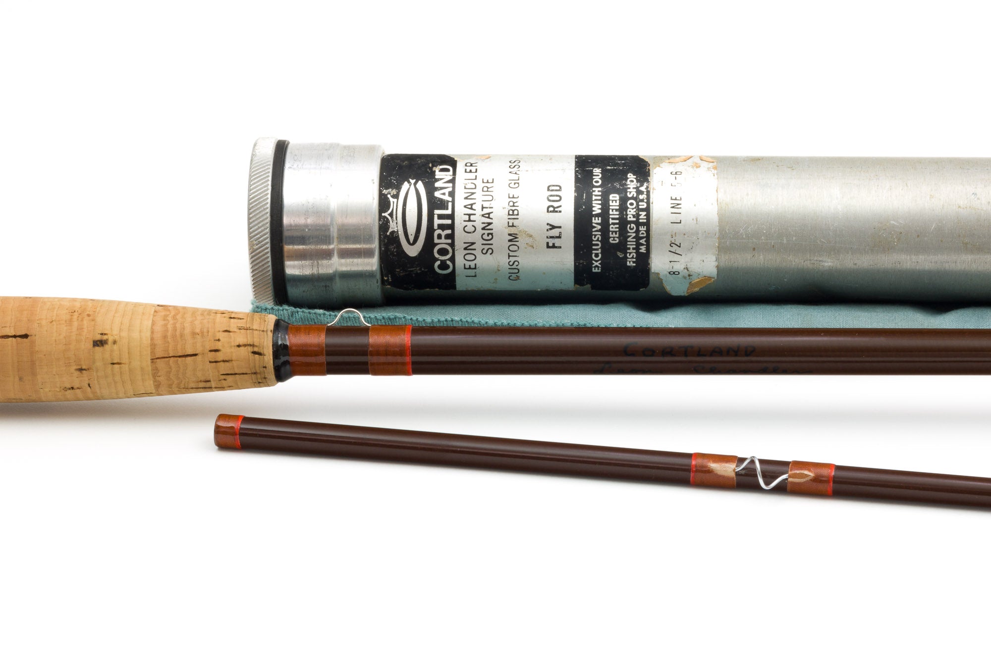 cortland fly fishing rods Cortland - Leon Chandler Signature, 8'6" 5/6wt, 2pc Fiberglass Fly Rod