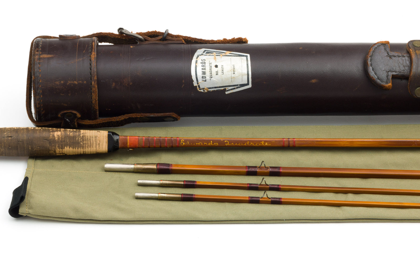 Edwards Quadrate - Model #50 8' 3/2 5wt Bamboo Fly Rod