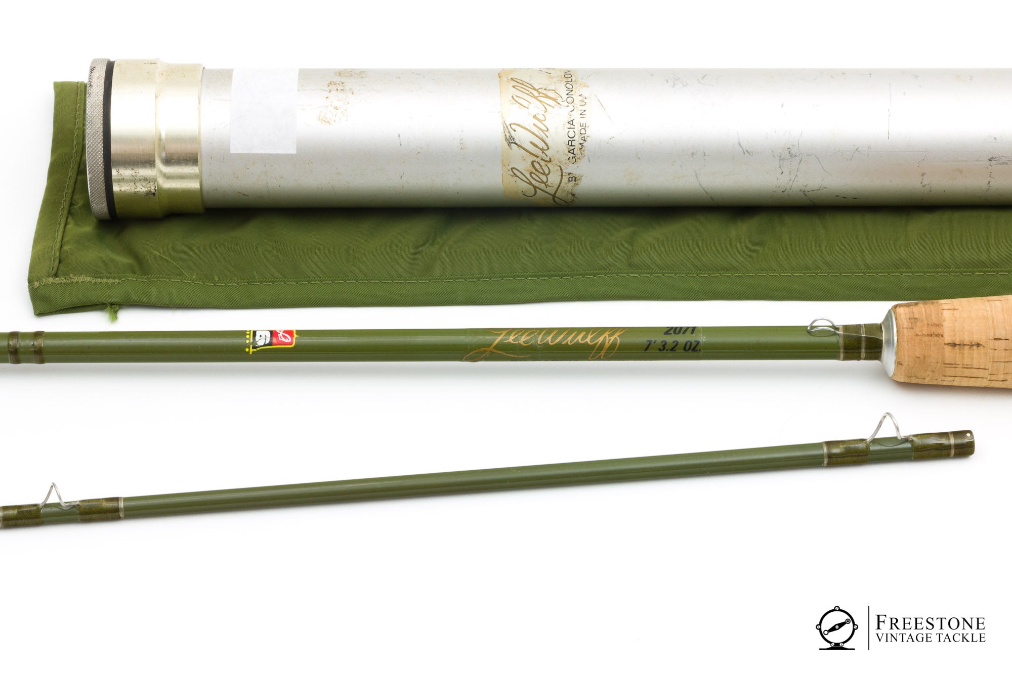 Vintage Garcia Conolon 9' Ex-Powered Action Fly Fishing rod 2 piece Blue  108