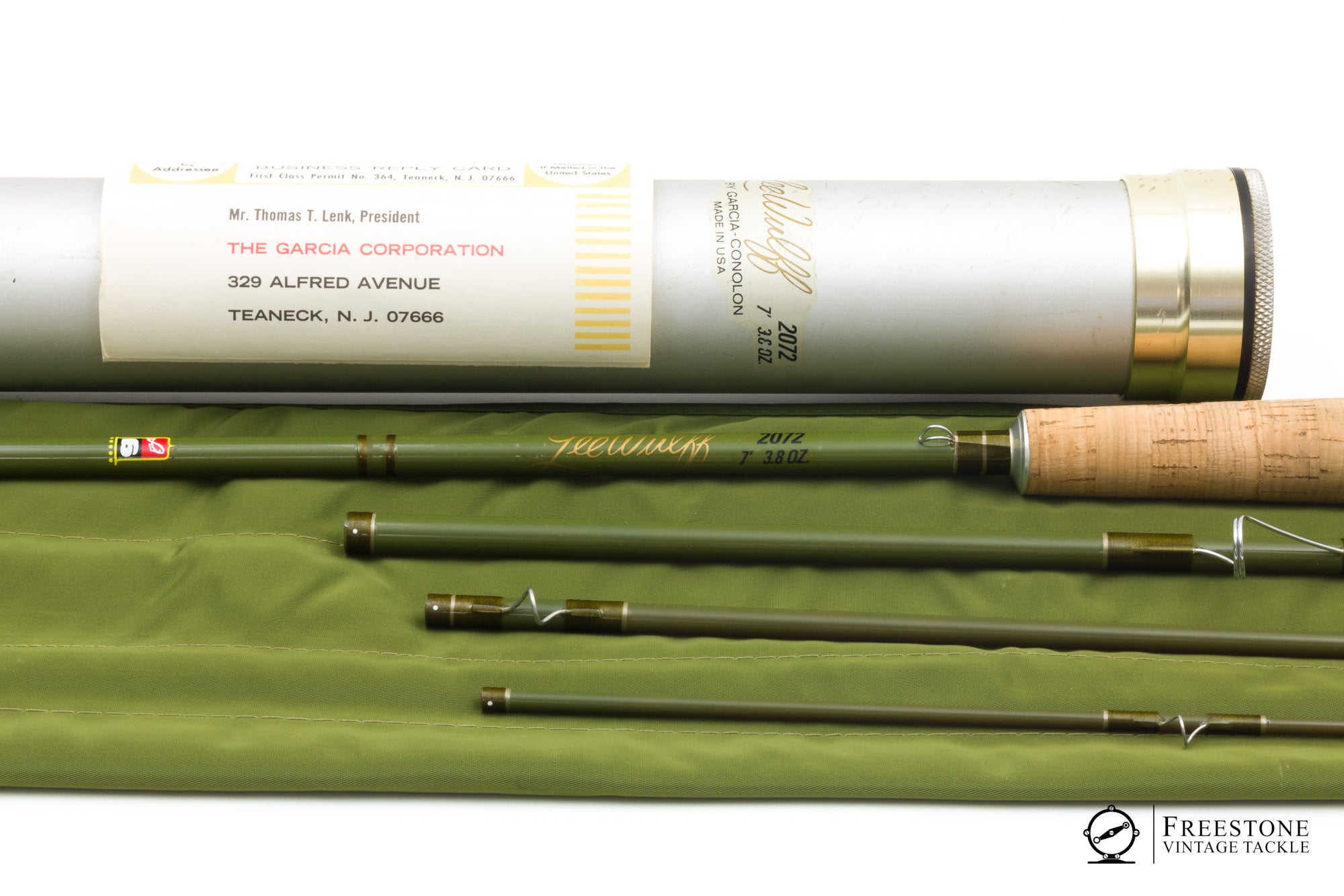 Garcia-Conolon - Lee Wulff Model 2072, 7' 4-piece 5/6wt Fiberglass Pack Rod