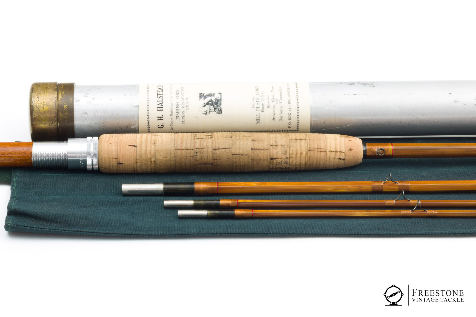 Halstead, G.H. - 9' 3/2, 6/7wt Bamboo Rod