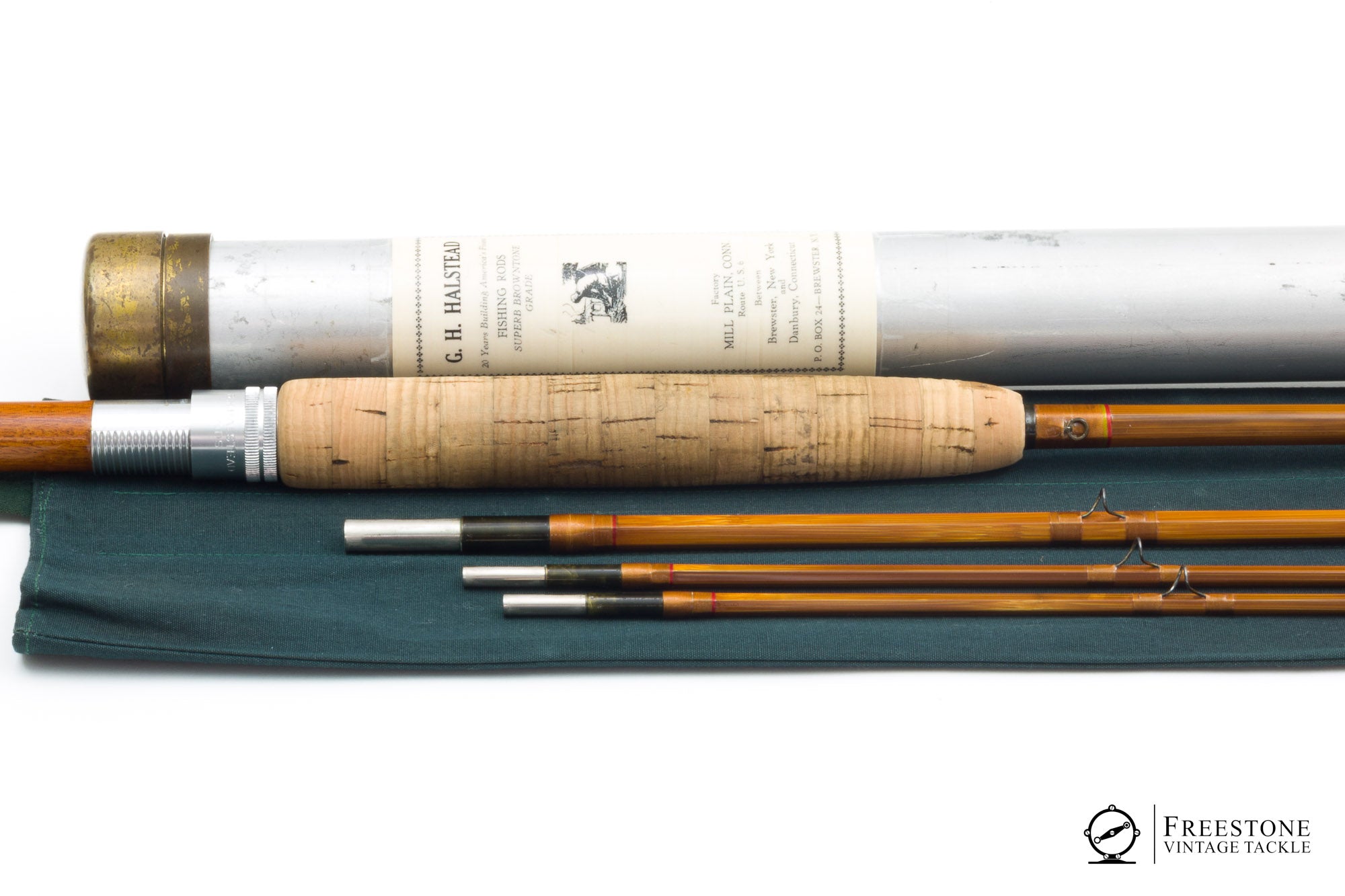 Halstead, G.H. - 9' 3/2, 6/7wt Bamboo Rod
