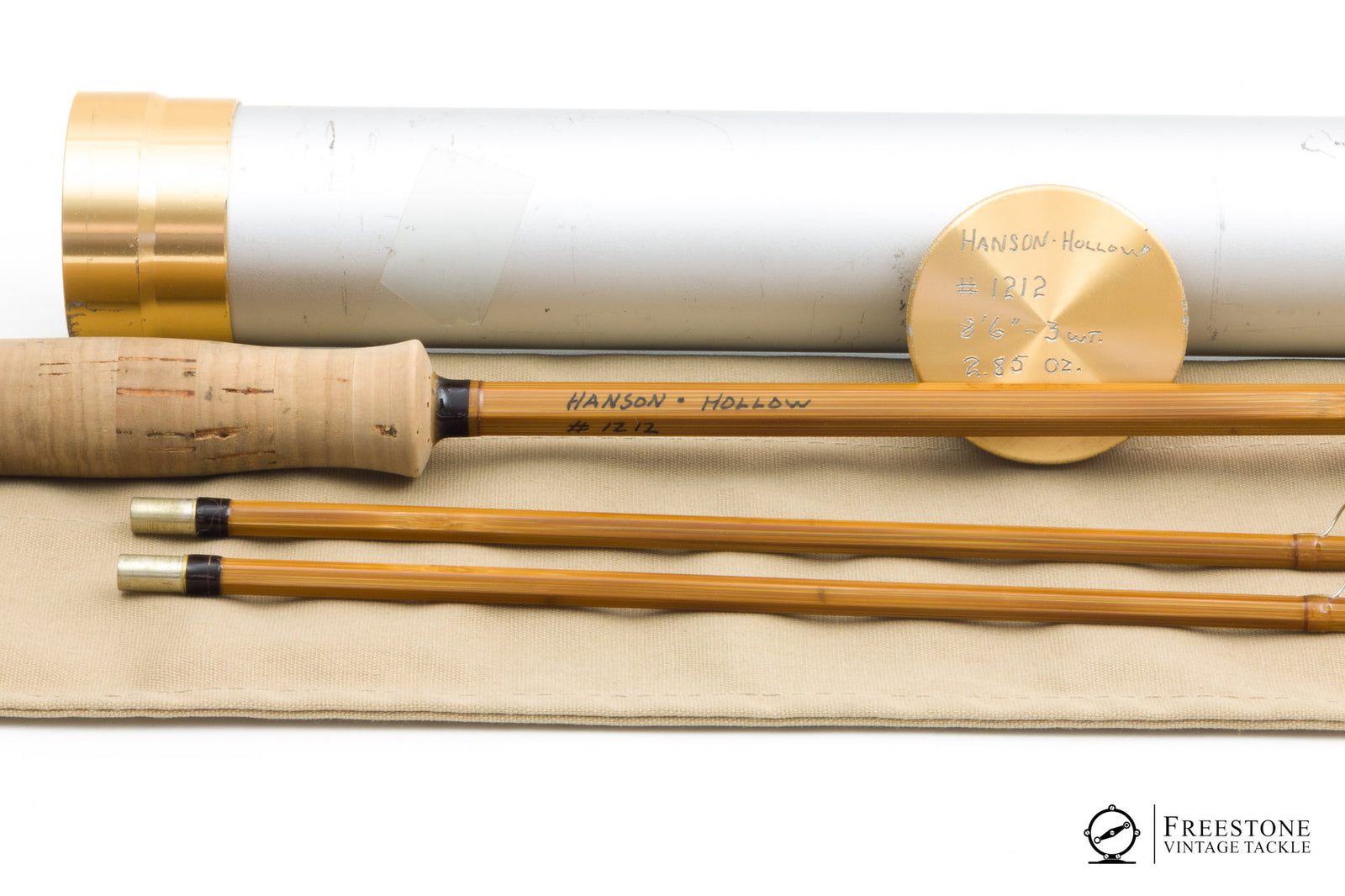 Hanson, Leon - 8'6" 2/2 3wt, Hollowbuilt Bamboo Rod