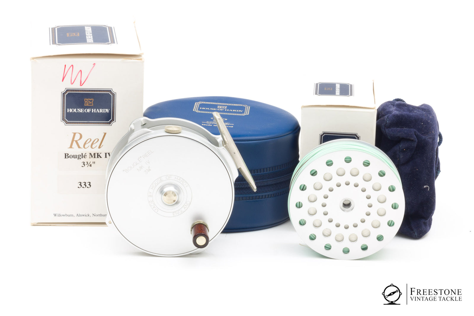 Hardy - Bougle 3 3/4" Fly Reel W/ Spare Spool