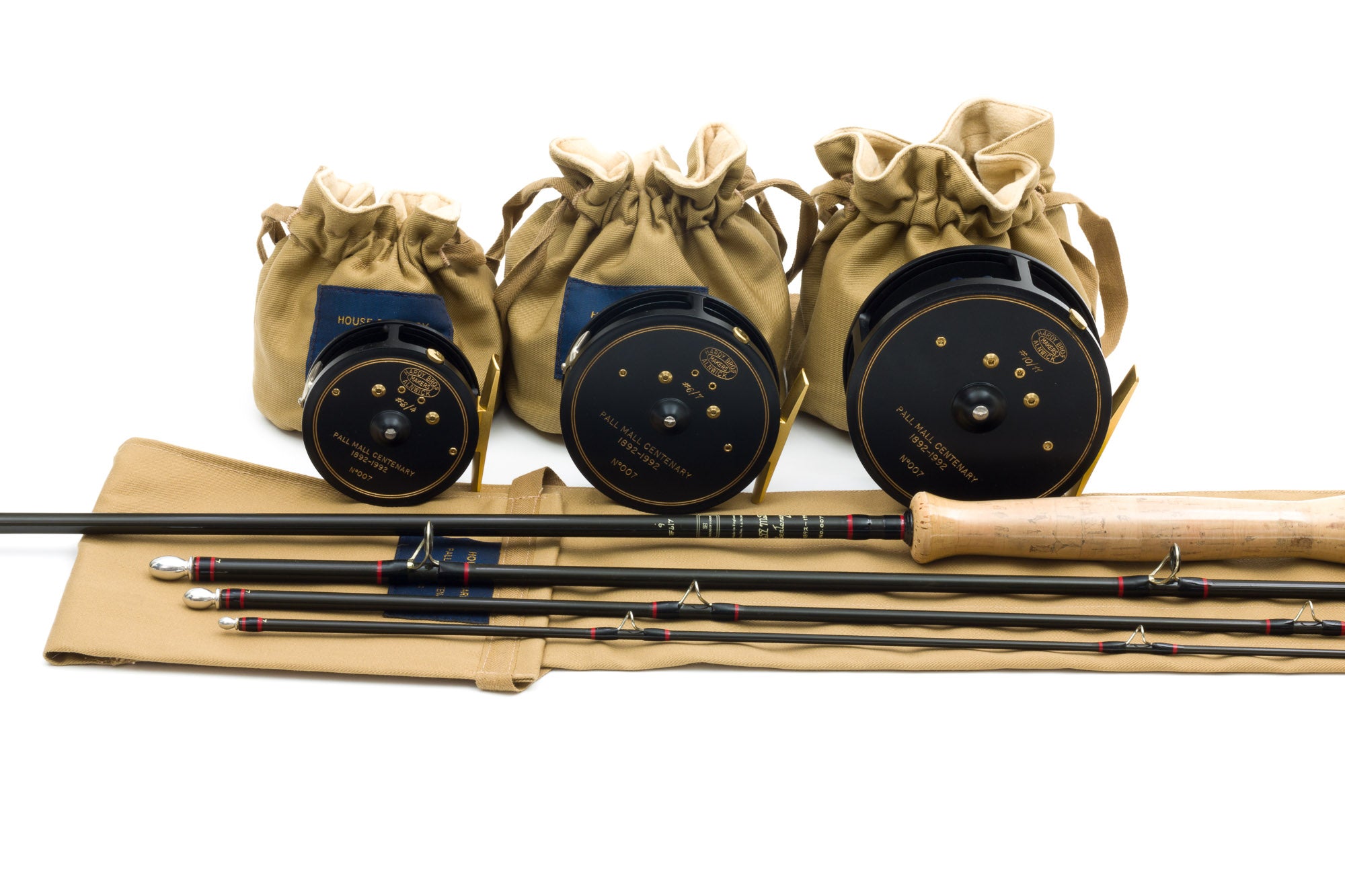 Hardy - Pall Mall Centenary Rod & 3 Reel Set - Limited Edition