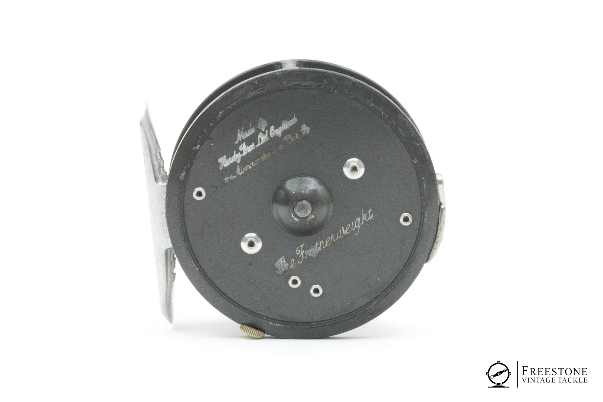 Hardy - Featherweight Fly Reel - L-shaped Lineguard, Half Ribbed
