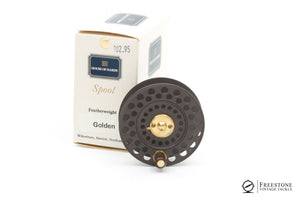 Hardy - Golden Featherweight w/ Spare Spool