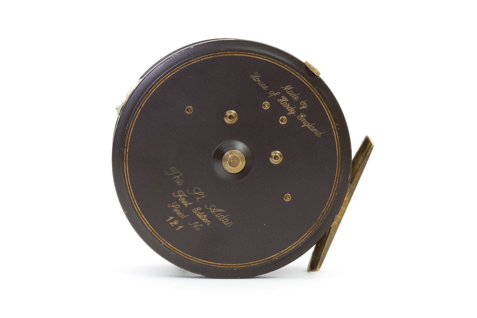 Hardy - Golden St. Aidan Fly Reel w/ Spare Spool - 1st Run