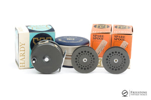 Hardy - Perfect 3 1/8" Fly Reel w/ 2 Spare Spools - LHW