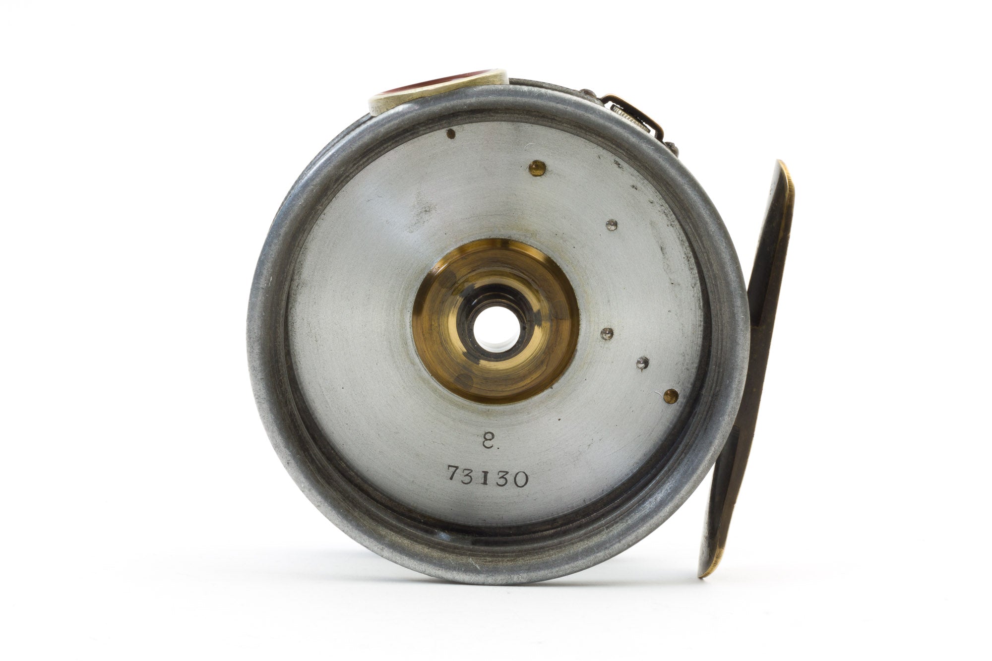 Hardy - Perfect 3 3/8 Fly Reel - 1912 Check w/ Red Agate - FSVT -  Freestone Vintage Tackle