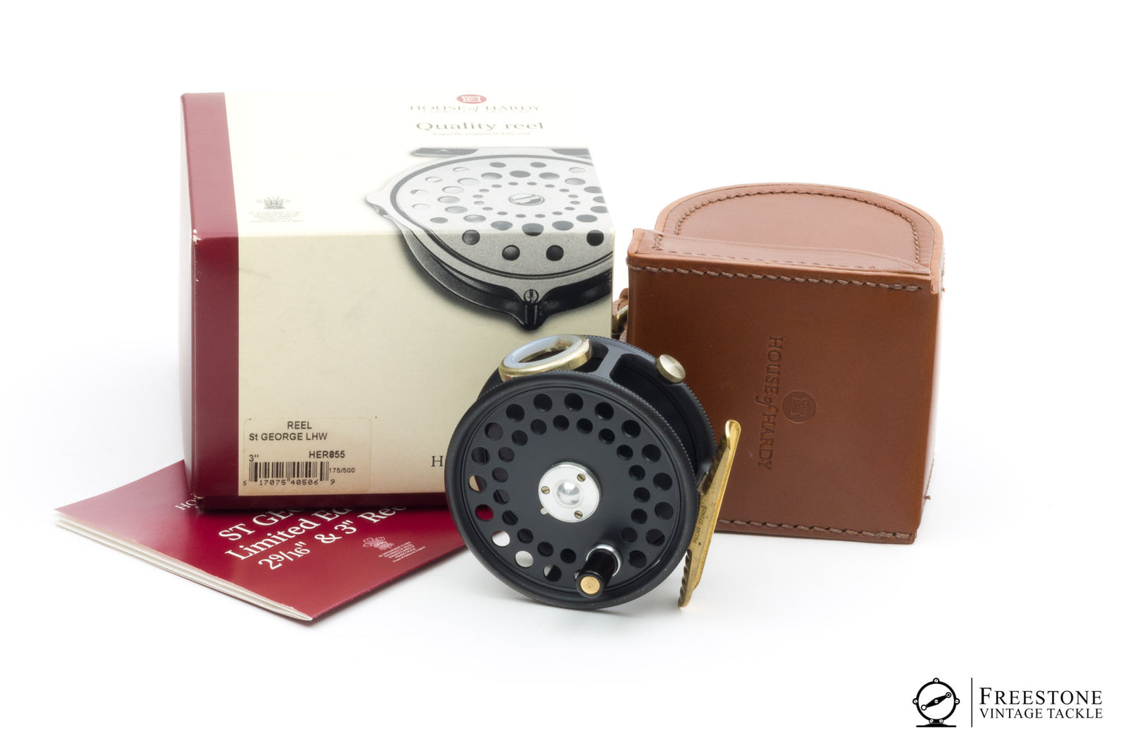 Hardy - St. George 3" Fly Reel - LHW w/ Block Case
