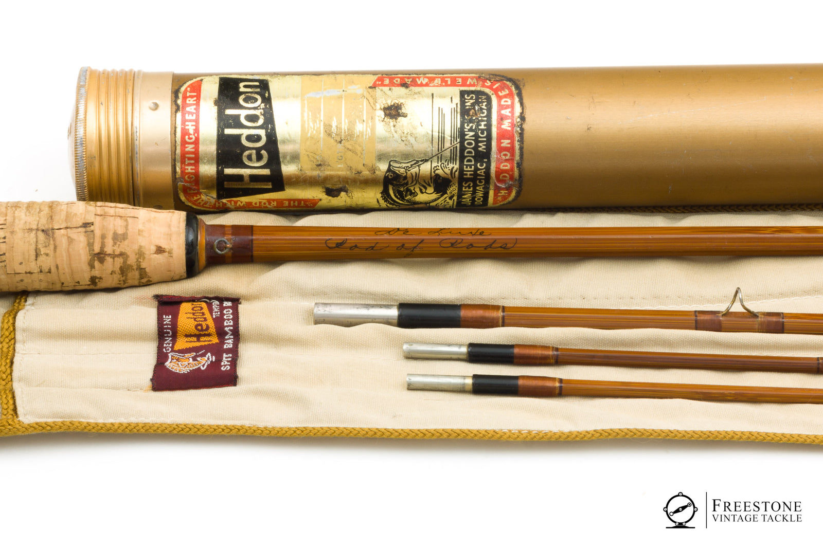 Heddon - Deluxe #1000 "Rod of Rods" - 8' 3/2 5wt Bamboo Rod