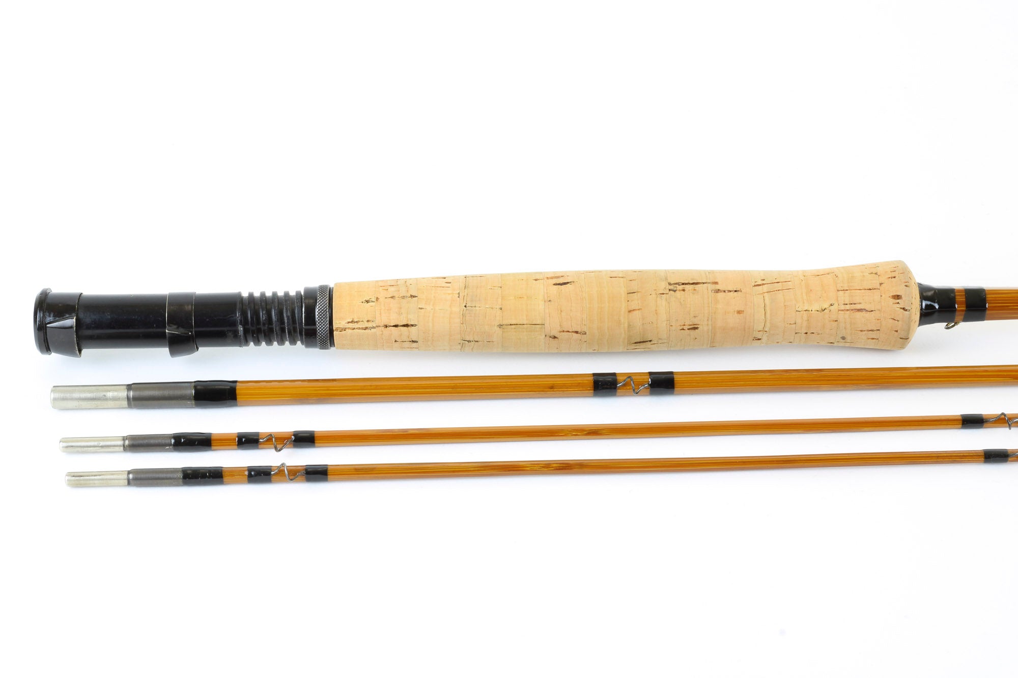black beauty fishing pole Heddon - Model #17 "Black Beauty" 8'6" 3/2 Bamboo Fly Rod