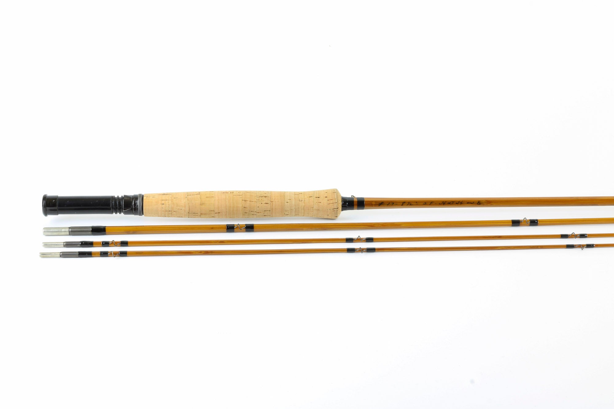 Heddon - Model #17 Black Beauty 8'6 3/2 Bamboo Fly Rod - Freestone  Vintage Tackle
