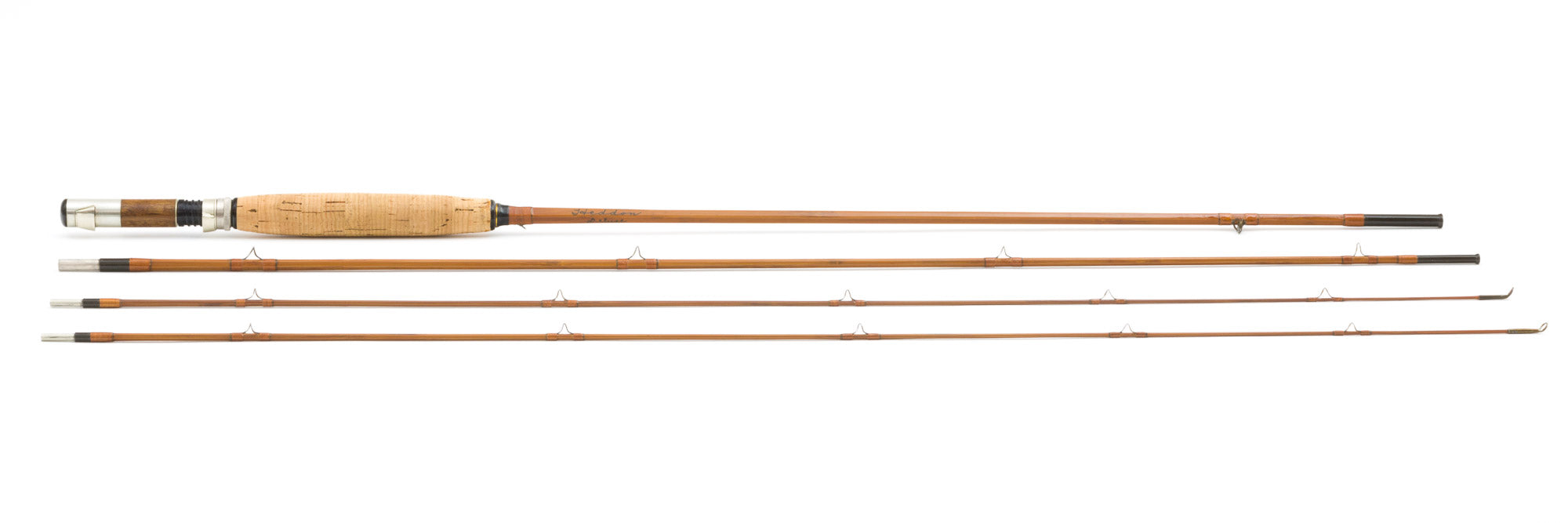 Heddon - Model #50 Deluxe President, 8' 3/2 5wt Bamboo Rod - 1 3