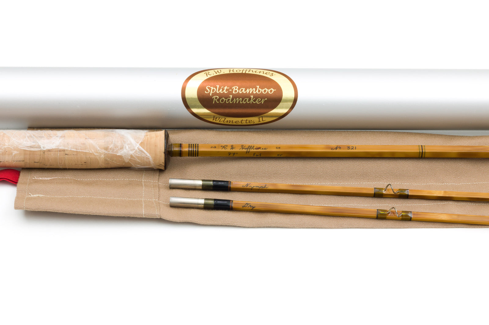 Hoffhines, R.W. - 7'9" 2/2 5wt Penta Hollow Built Bamboo Fly Rod