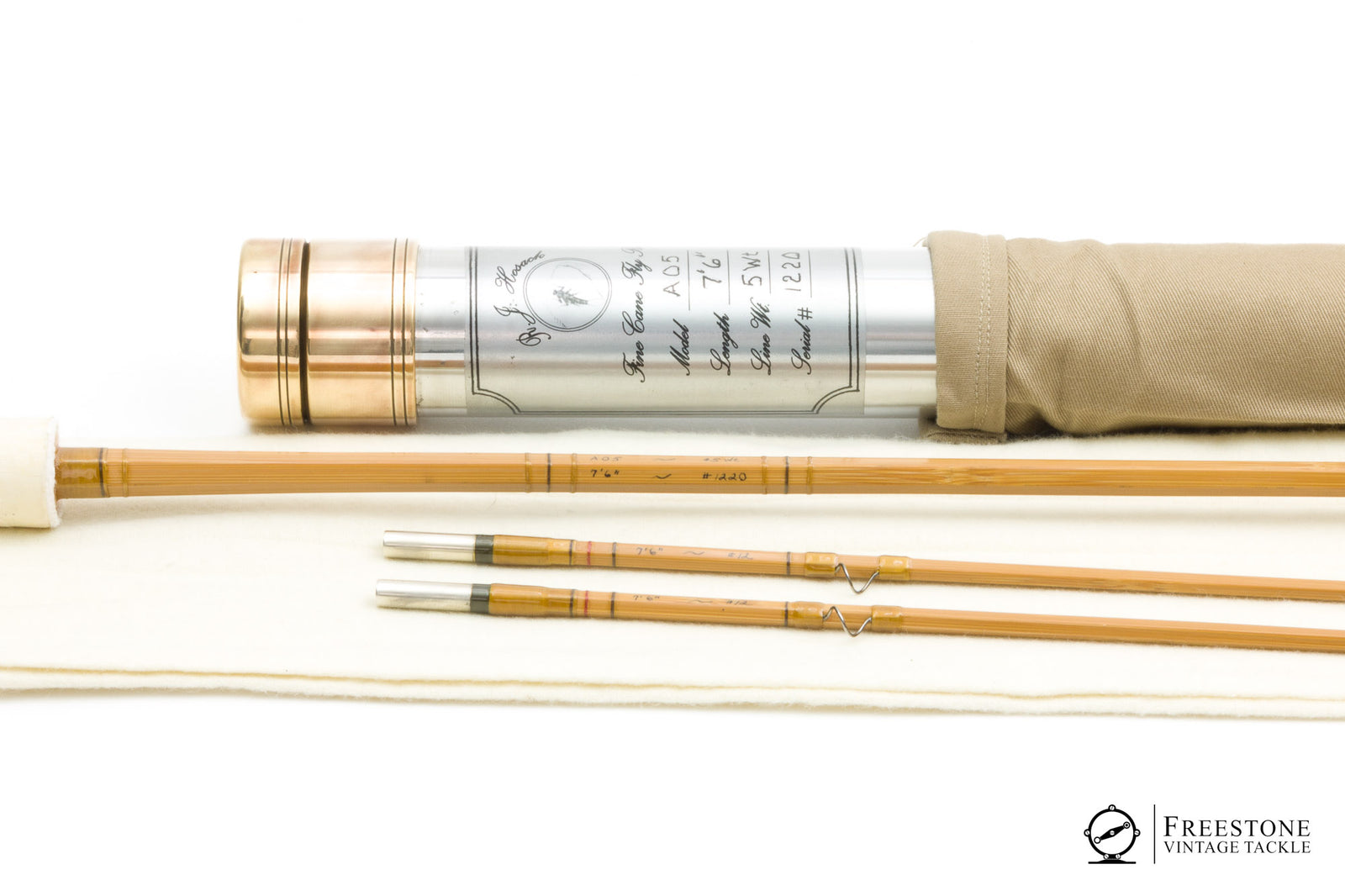 Hosack, R.J. - 7'6" 2/2 5wt Bamboo Rod